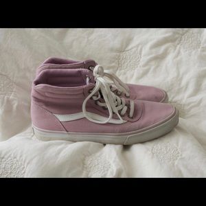 Lavender Vans Sk8-Hi’s